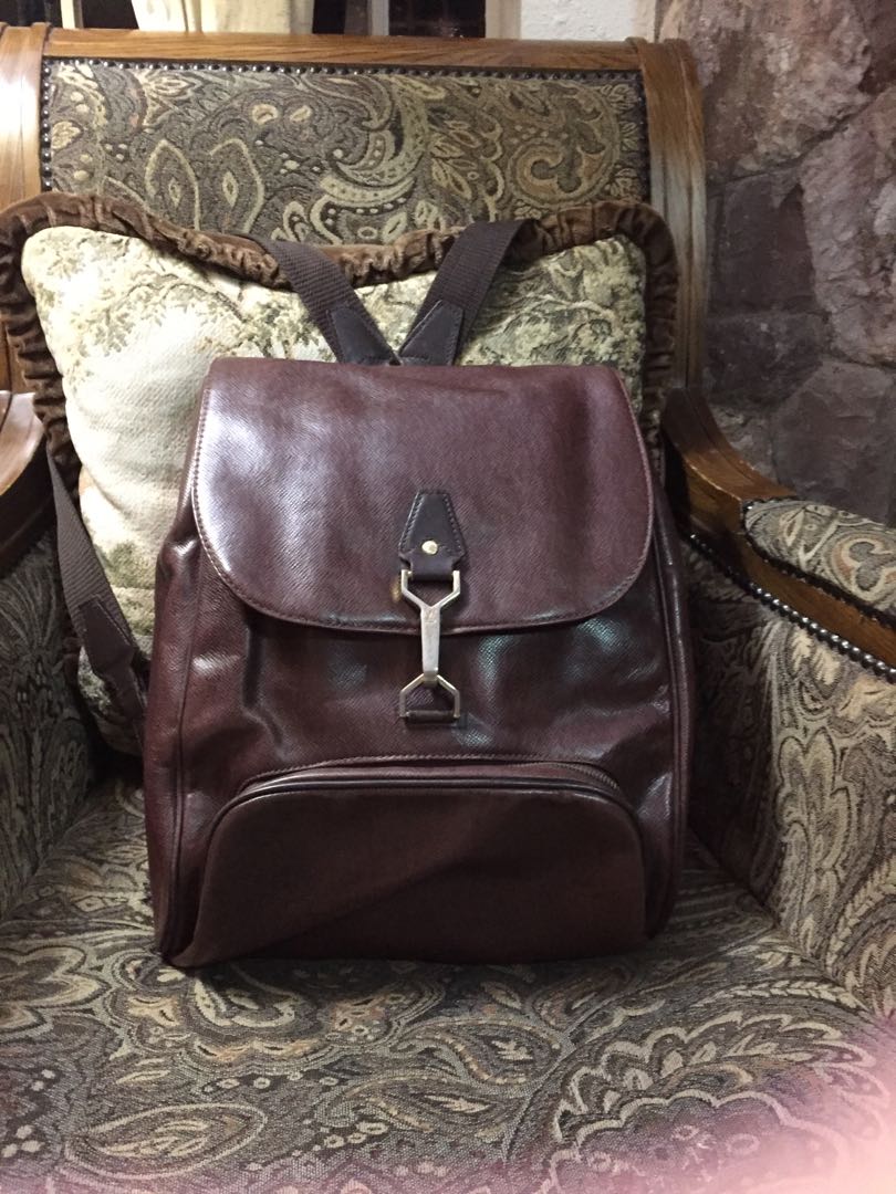 Louis Vuitton, Bags, Louis Vuitton Burgundy Taiga Leather Cassiar Backpack  2lv111