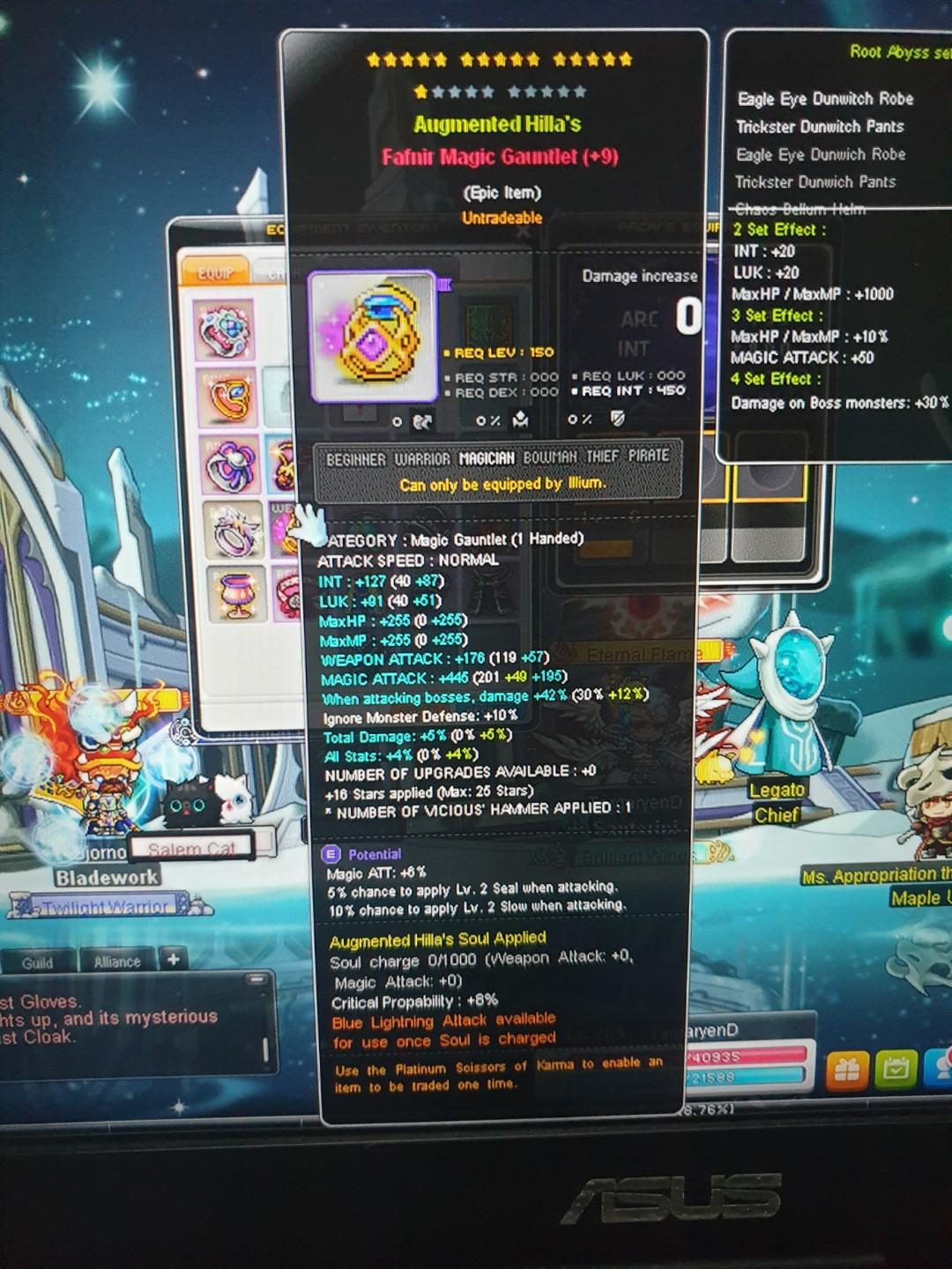 Maplesea Aquila Account Video Gaming Gaming Accessories Game Gift Cards Accounts On Carousell