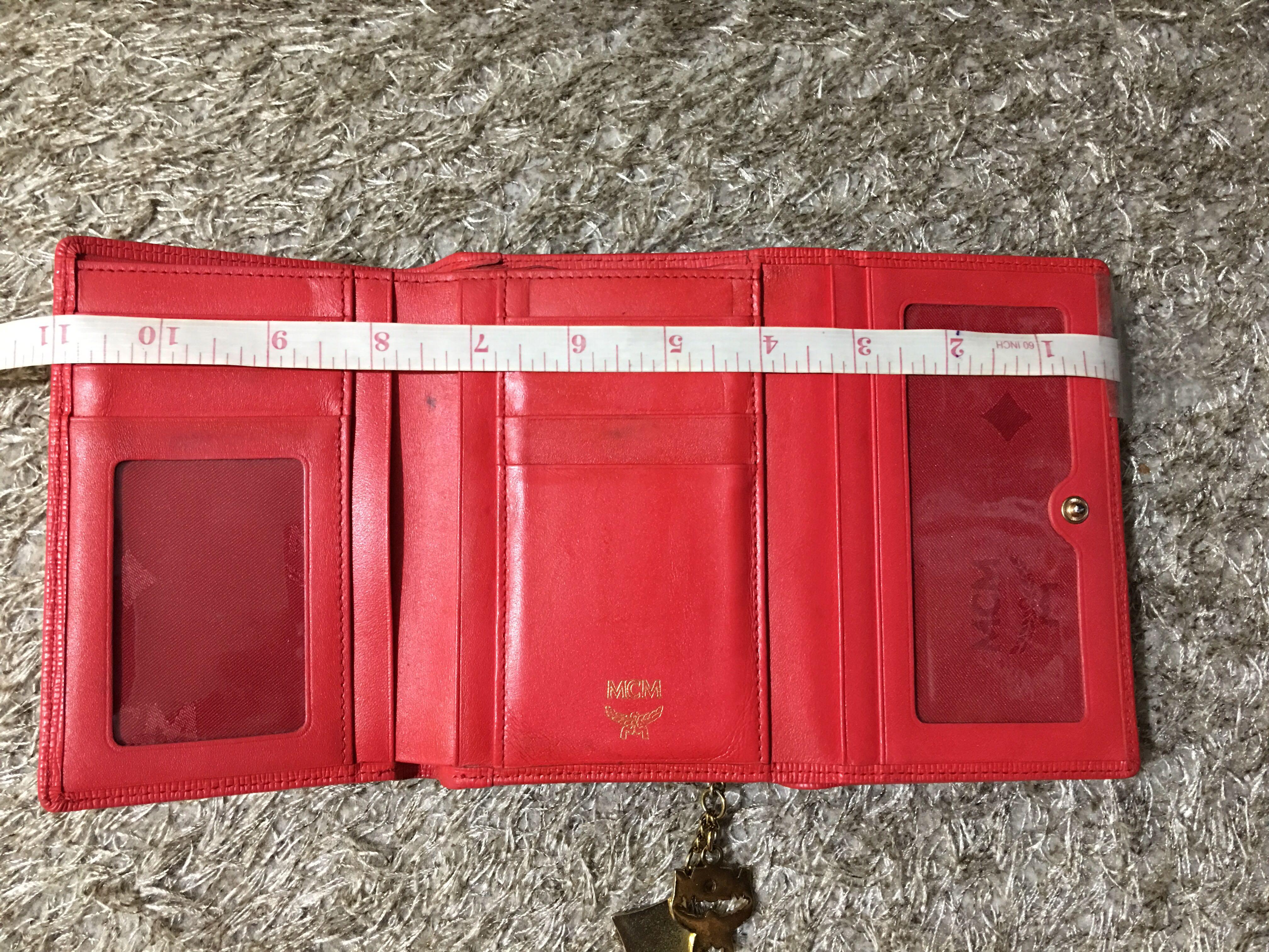 Unique Finds - Preloved Original Branded Wallet Original Pink MCM @ 2480 Red  MetroCity 1980