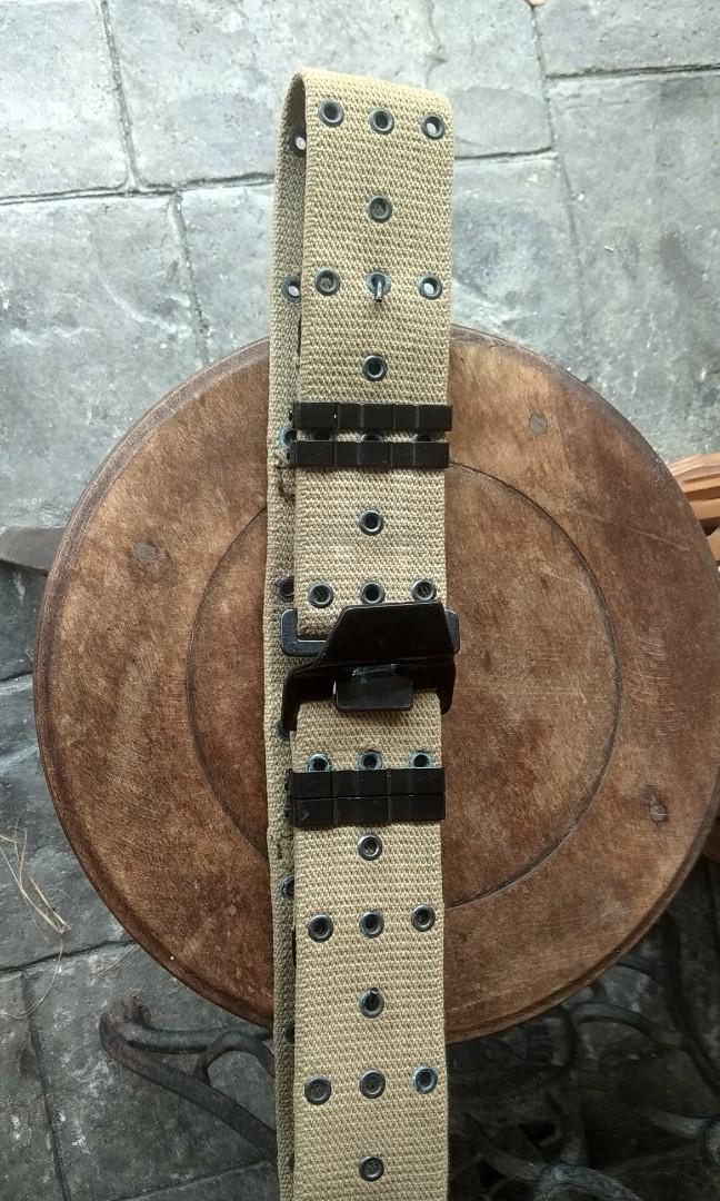 Military Belt Tali Pinggang Askar Tentera Antiques Vintage Collectibles On Carousell