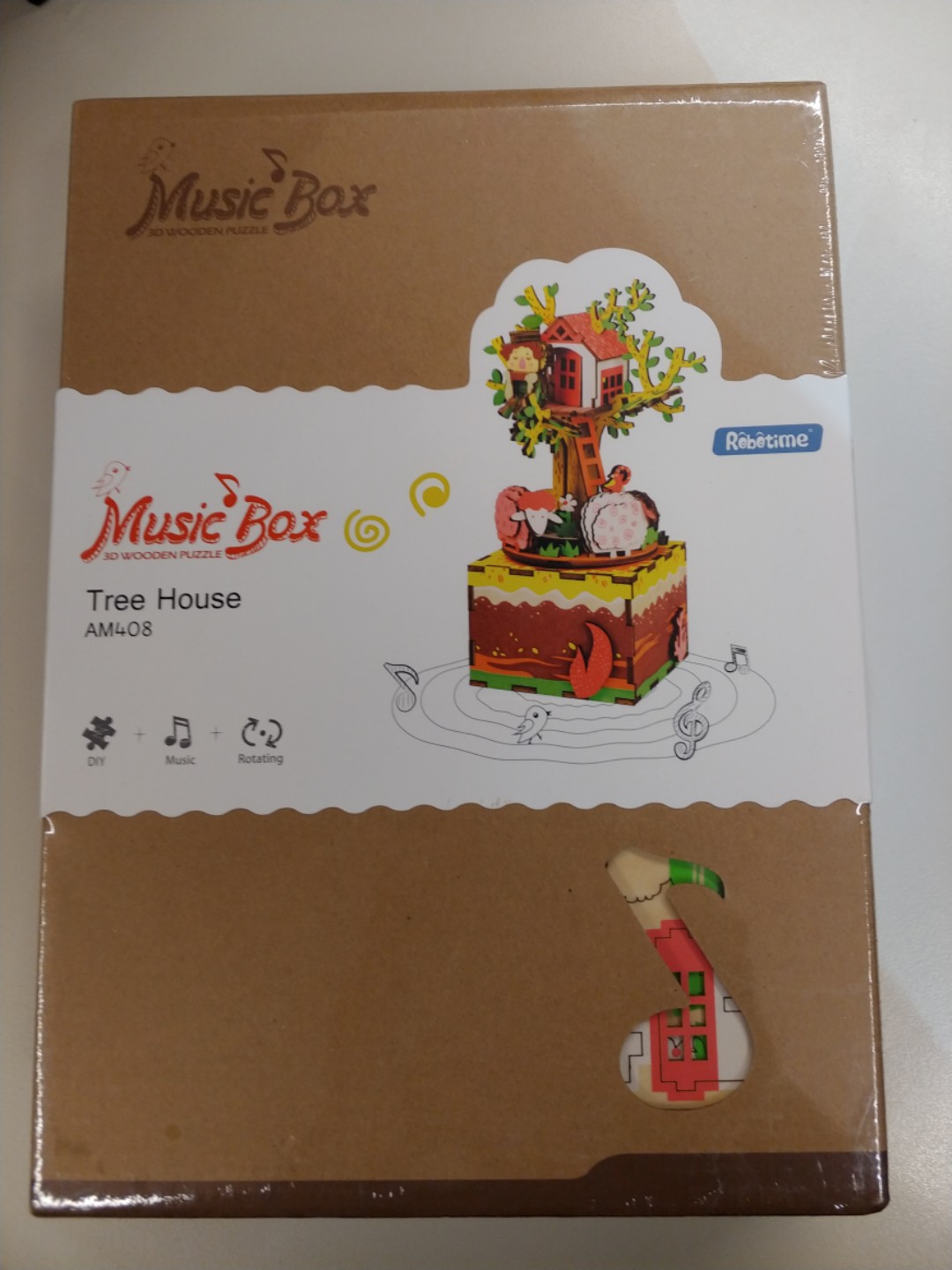 orange tree music box