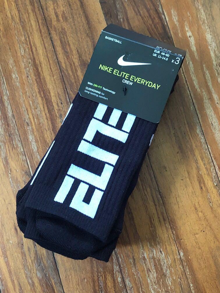 nike elite everyday crew socks