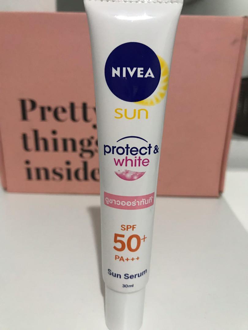 Harga Nivea Sun Protect And White Spf 50 Nivea Sun Serum Protect White Spf 50 Pa Kesehatan