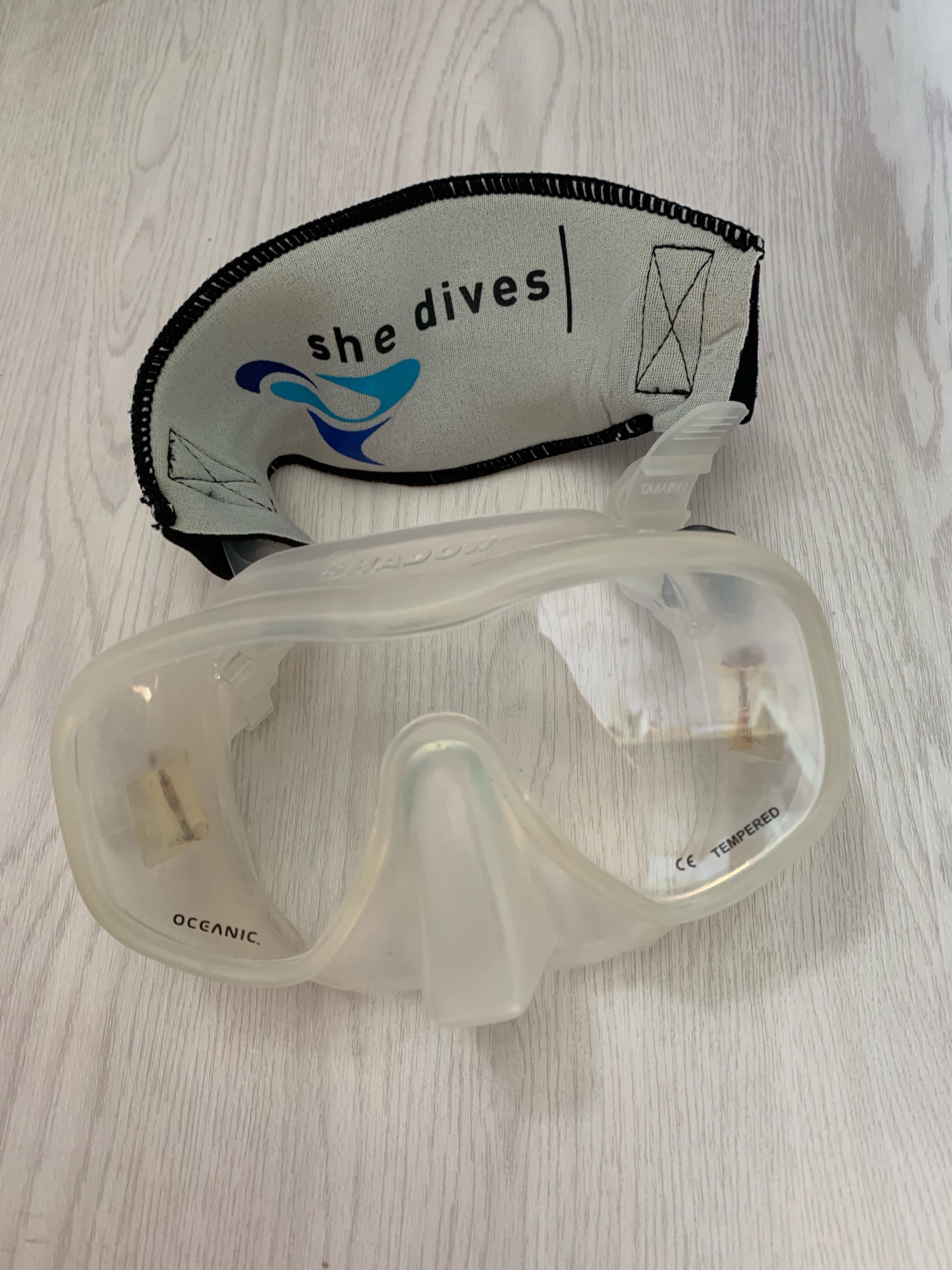 Oceanic dive mask, Sports Equipment, Sports & Games, Water Sports on