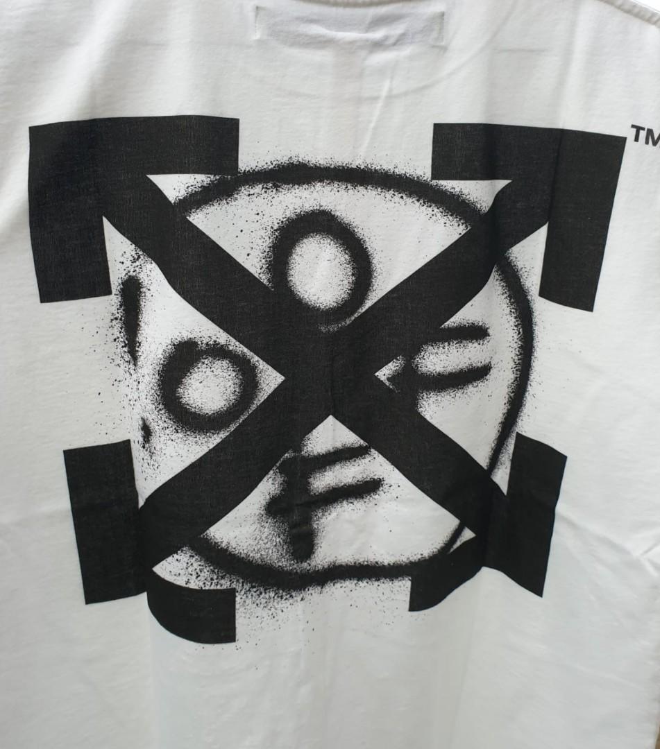 T-shirt Virgil Abloh White size S International in Cotton - 31813830