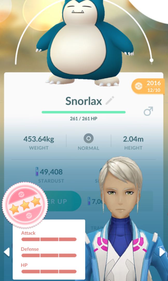 Pokemon Go Perfect IV Snorlax, Toys & Games, Video Gaming ...