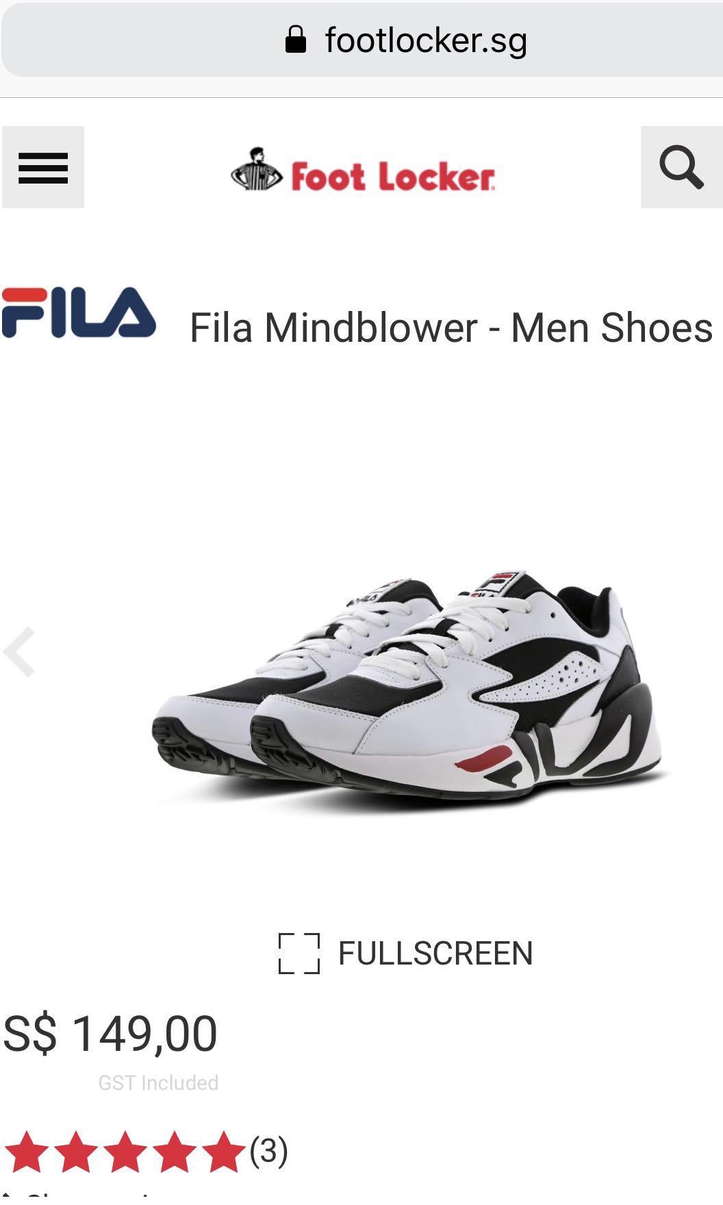 fila mindblower mens price