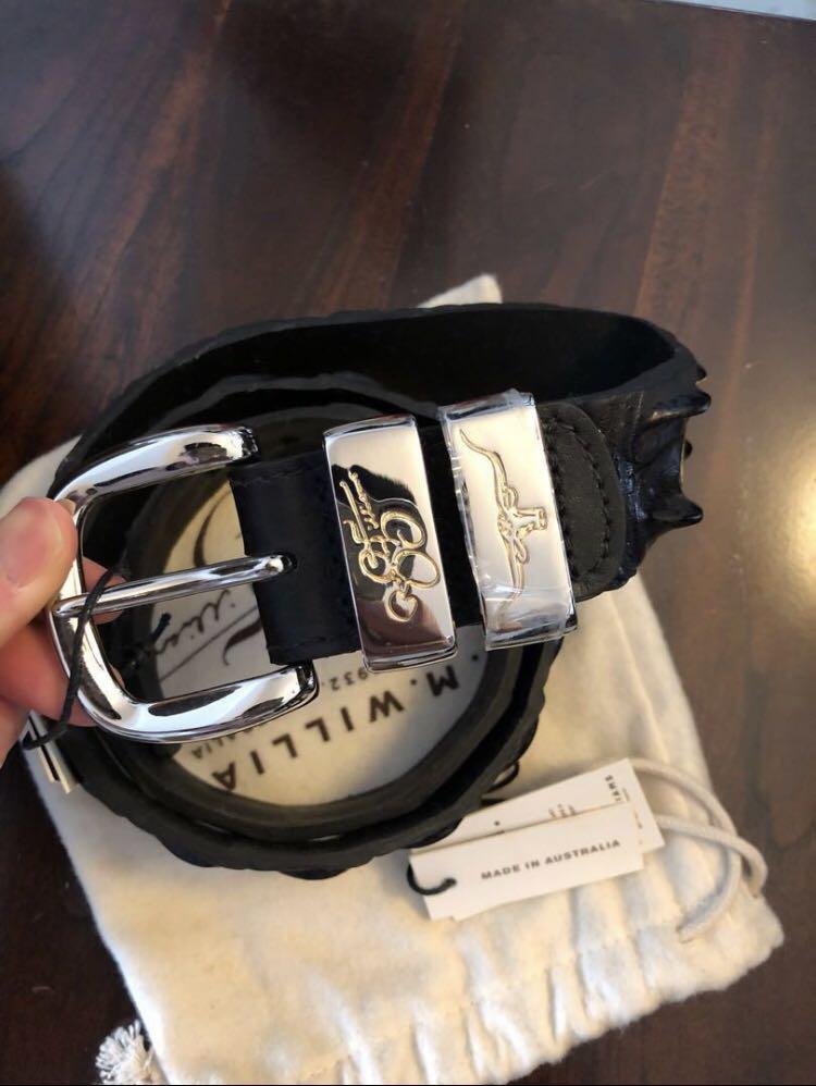 Rm williams sales crocodile belt