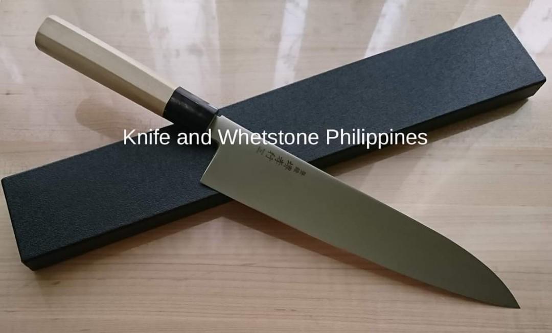 Sakai Takayuki 240mm Swedish Steel Wa Gyuto Japanese Knife On