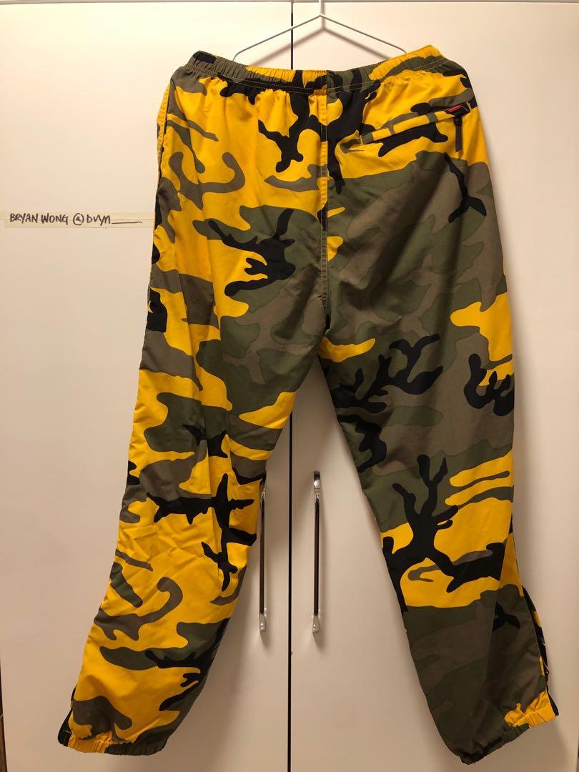 supreme brooklyn camo pants