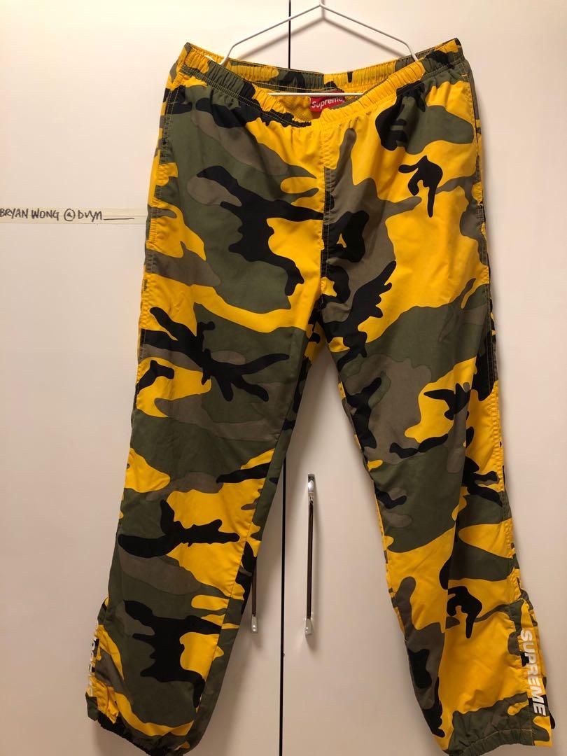 supreme brooklyn camo pants