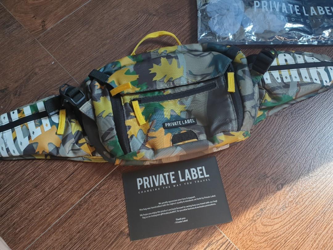 Tas BBC x private label waist bag Camo tree PRELOVED