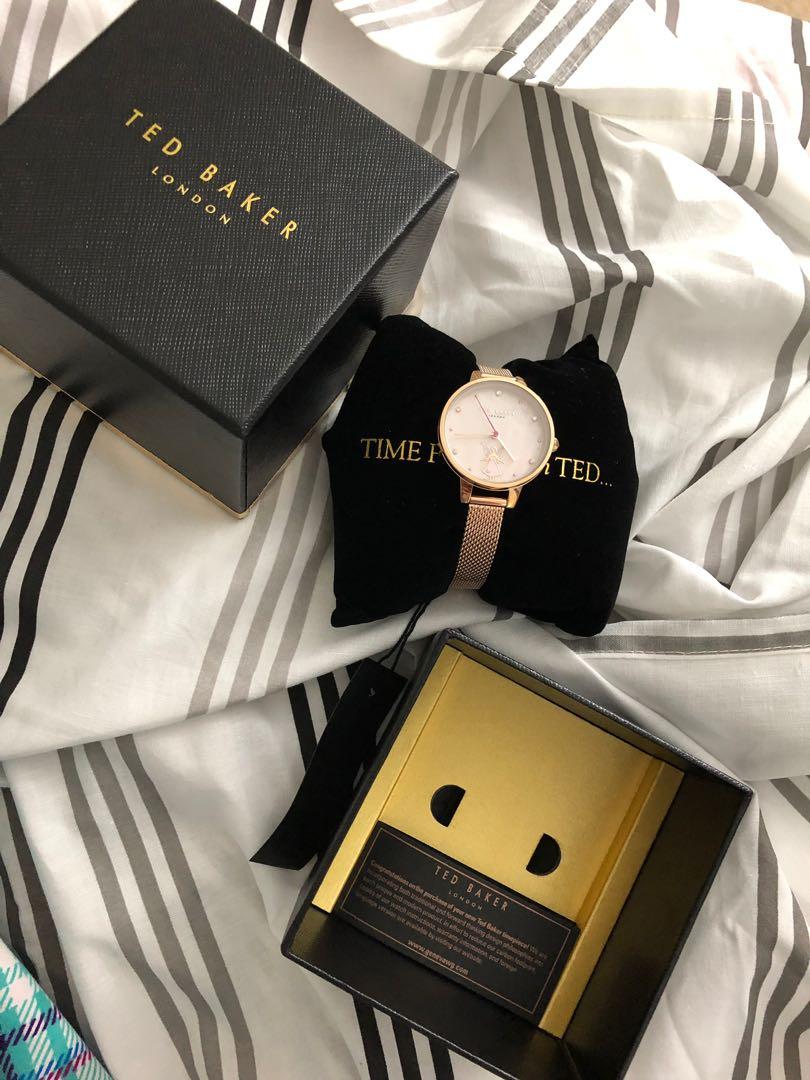 Ted Baker Rose Gold fairy detail SAMISKA watch Women s Fashion Watches on Carousell