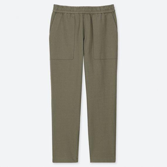 Washed Jersey Ankle Length Pants 