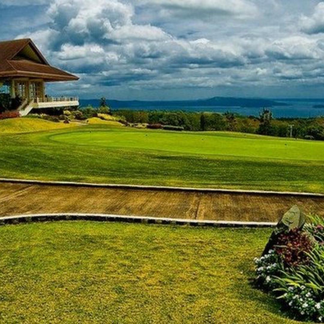 Beautiful view of Taal and Golf Tagaytay Highlands lot condo villas for