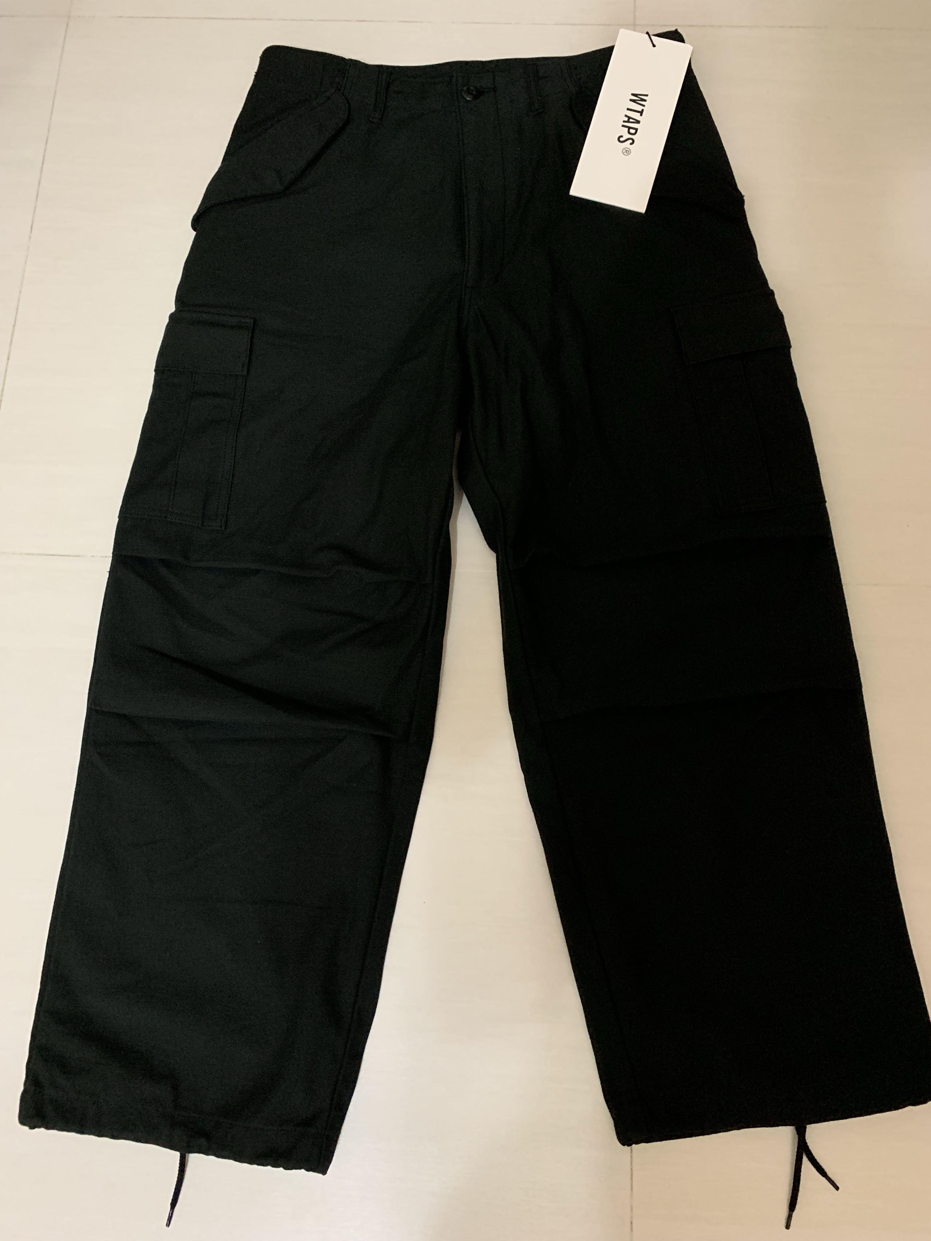WTAPS 19SS Mill 65 Cargo Trousers / Jungle stock / Black , 男裝