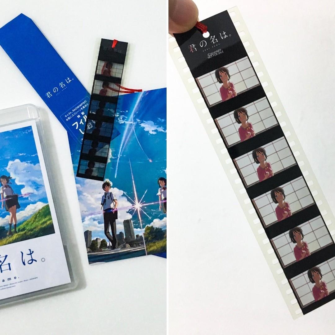Your Name - Kimi No Na Wa - Collectible Film Bookmark - Very Rare, Hobbies  & Toys, Memorabilia & Collectibles, Vintage Collectibles On Carousell
