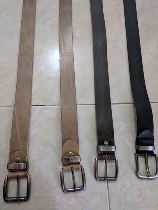 Ikat pinggang kulit asli