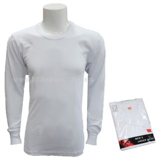 TE牌: 3件 男裝 厚身 圓領 長袖衫 打底衫 打底背心 上衣 精梳棉 men underwear pullover64197538472066110