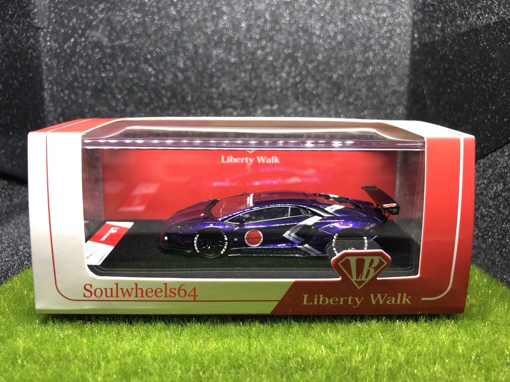 ミニカー D&G LB Aventador 2.0 Purple Zero Fighter 1:64 LB