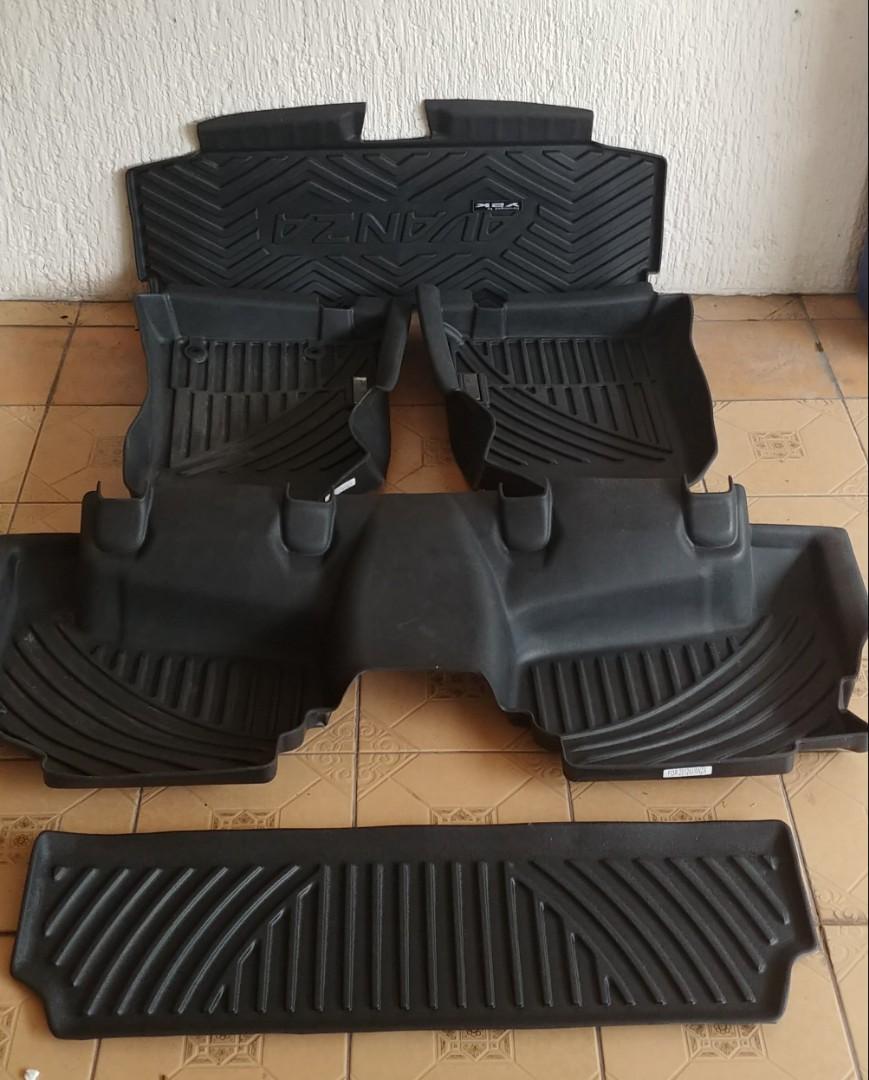 2nd Hand Deep Dish Rubber Matting For Toyota Avanza Complete Set