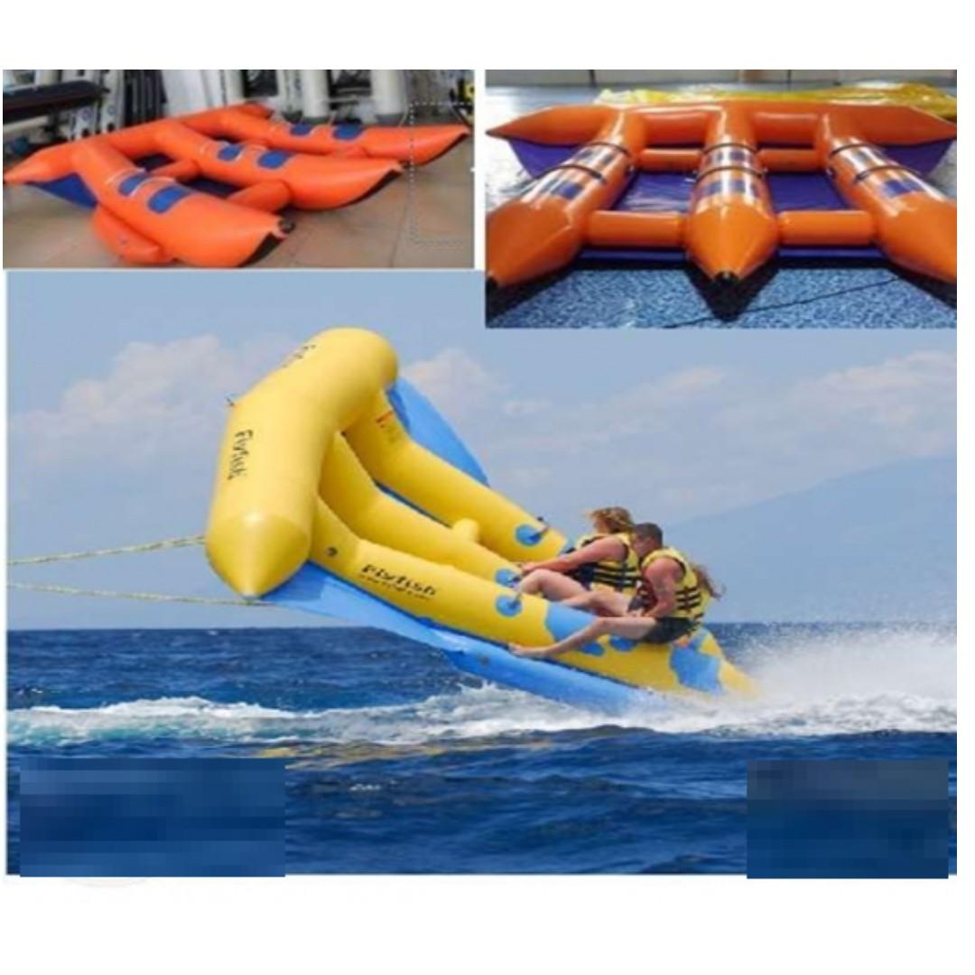 6 Seats Flyfish Inflatable Banana Boat, Sports Equipment, Sports ...