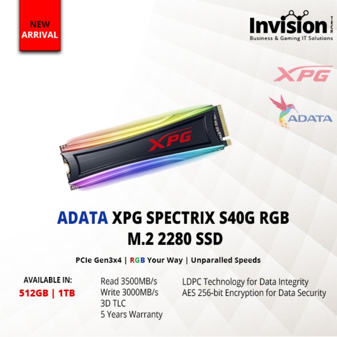 Adata xpg spectrix s40g rgb 1tb best sale