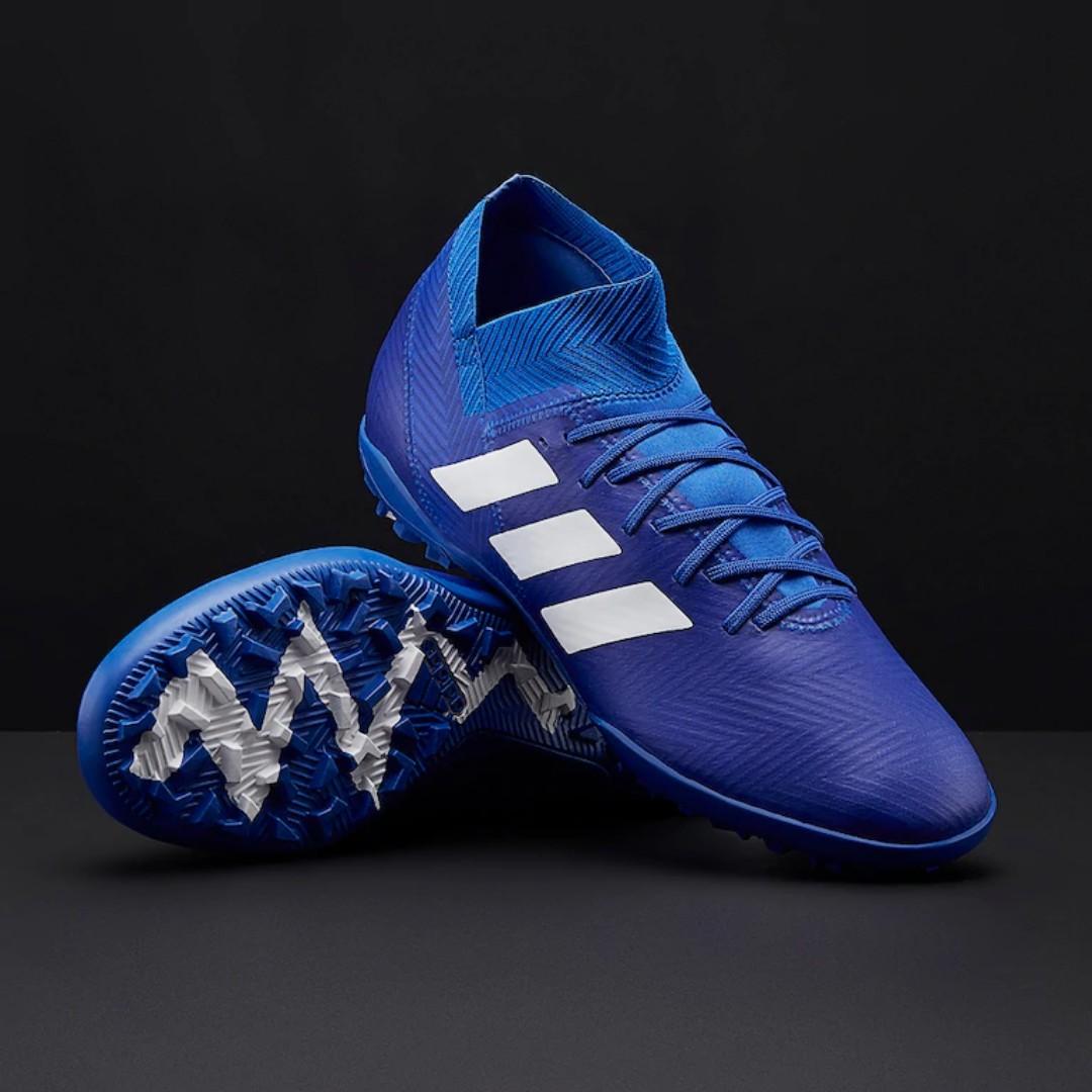 Adidas NEMEZIZ Tango 18.3 TF Football Boots Blue US10.5 UK10, Women's  Fashion, Footwear, Sneakers on Carousell