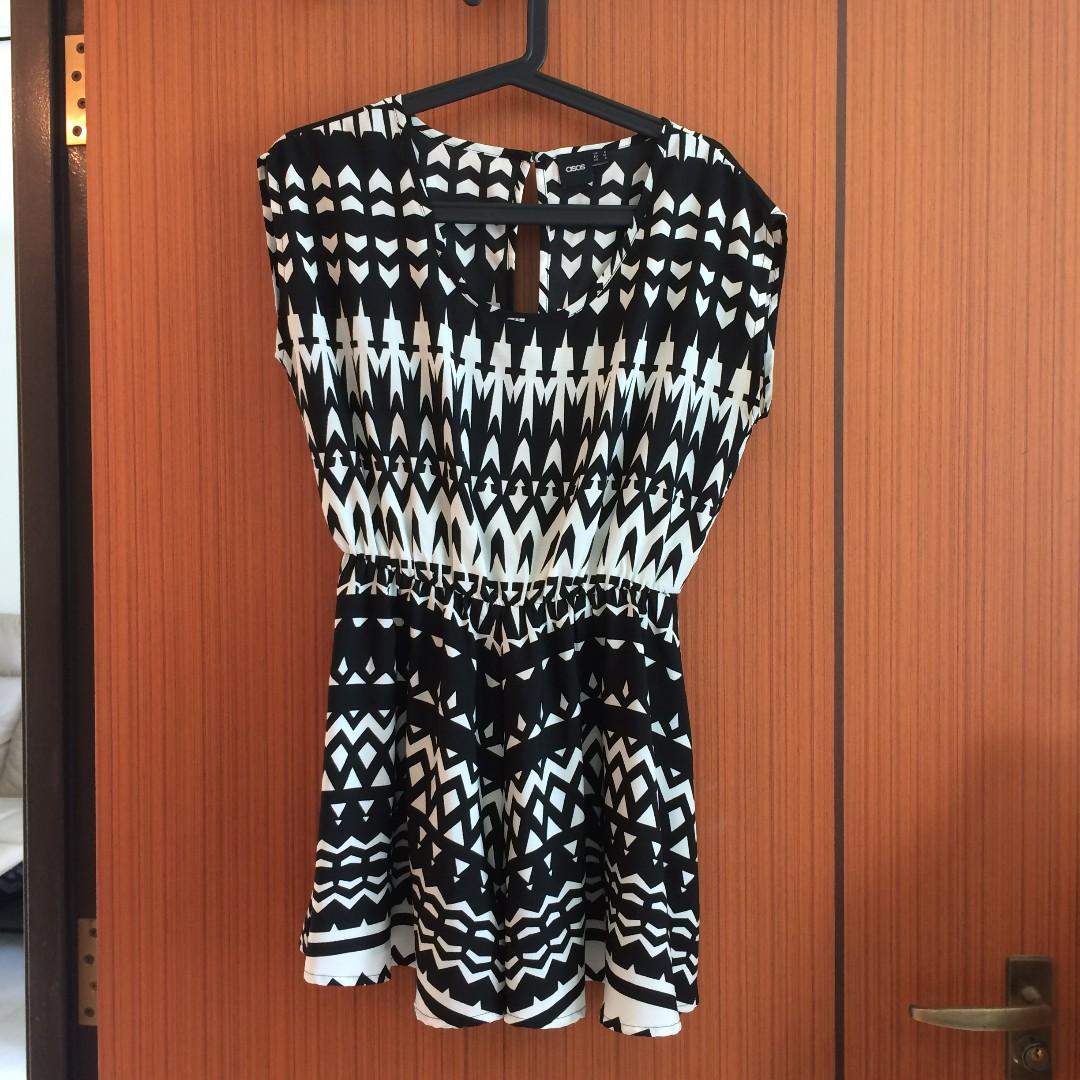 white festival playsuit