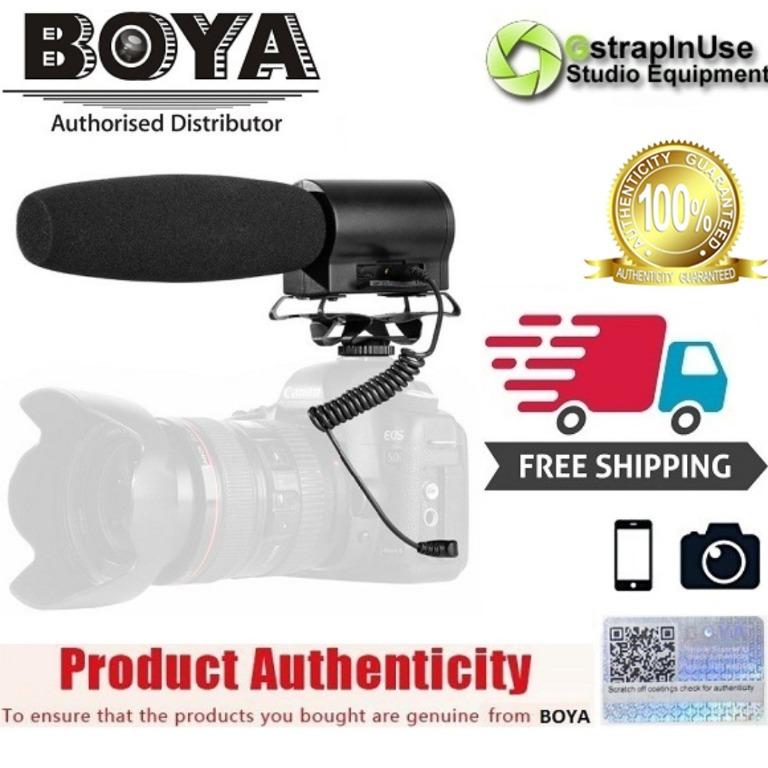 Boya By Dmr7 Shotgun Microphone With Integrated Flash Recorder Support Sd Card Record Electronics Audio On Carousell