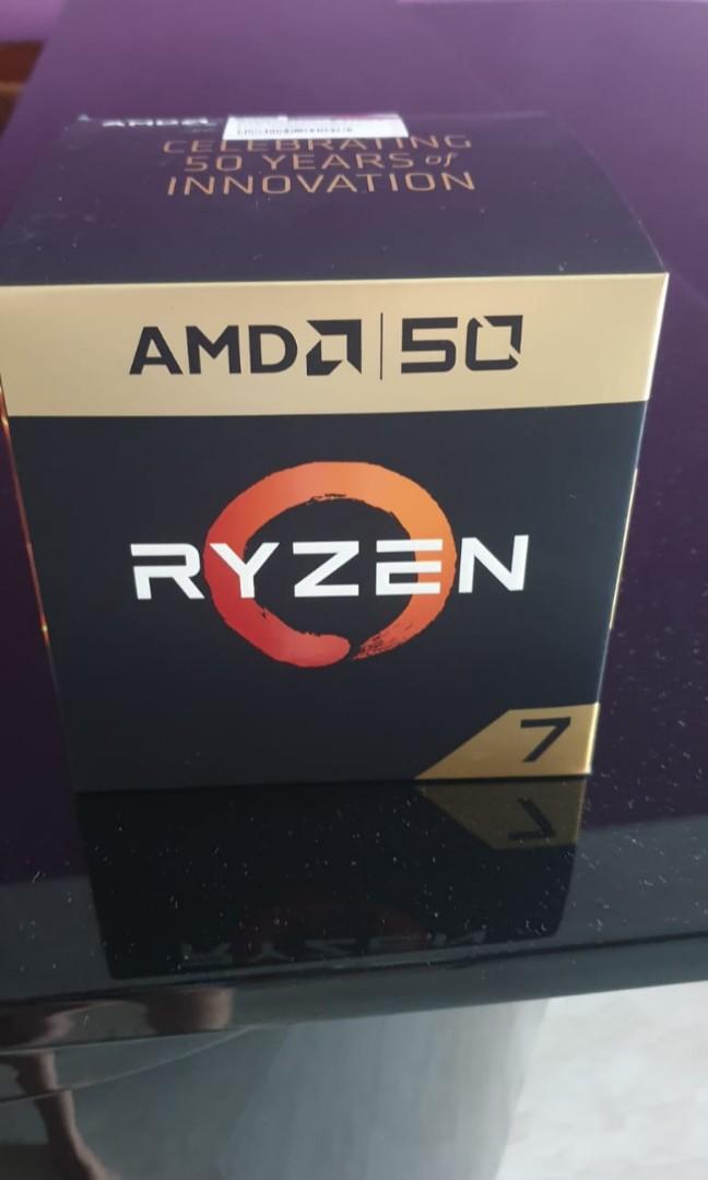 Brand New Amd Ryzen 7 2700x Processor Gold Edition Electronics Computer Parts Accessories On Carousell