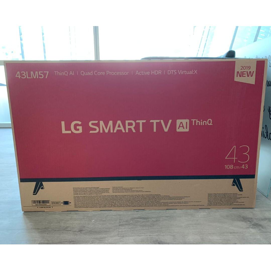 Brand New Lg 43lm57 Smart Tv Ai Home Appliances Tvs Entertainment Systems On Carousell