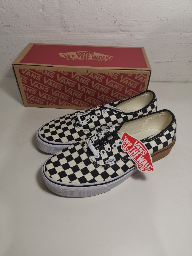 Brand new super cheap vans gum block checkerboard Men s Fashion