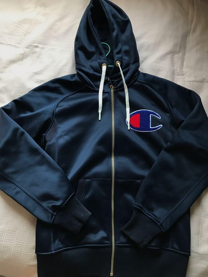 champion japan big logo hoodie
