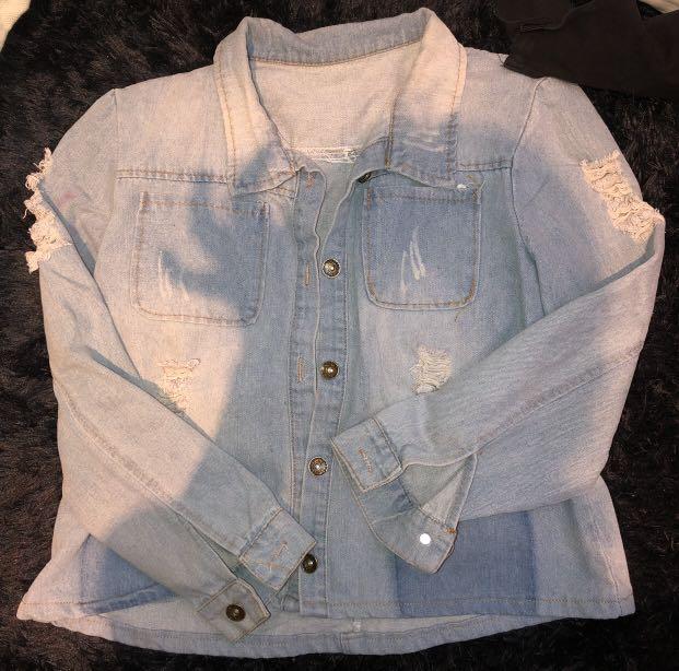 denim jacket xs