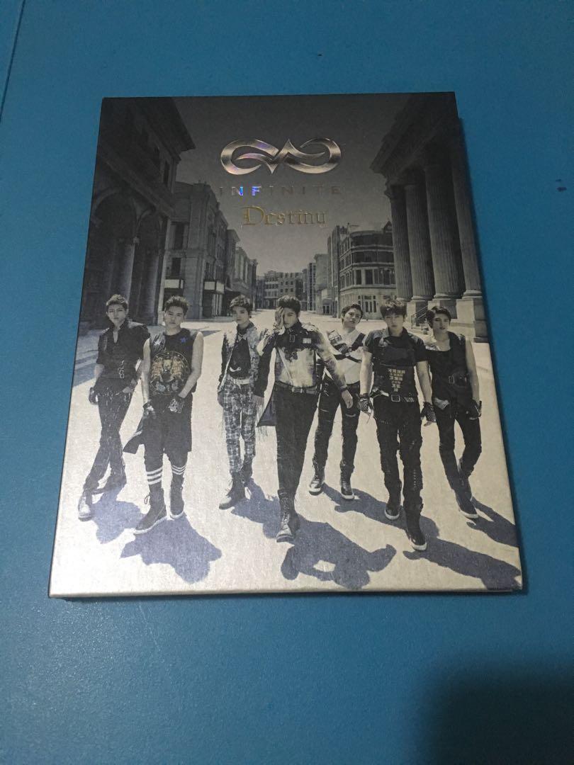 Destiny - Infinite Album (Category: CDs & DVDs) located in Quezon City. Submitted by technicolorvision (Listing ID 244504951, Image 1). Description: Destiny album by Infinite Not yet used Includes a Sunggyu photocard No tears or folds Only issue is the middle of the CD holder which has a crack. Please see photos for the issue. .