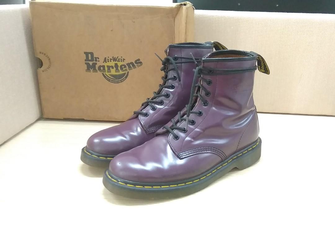 dr martens 1460 purple smooth