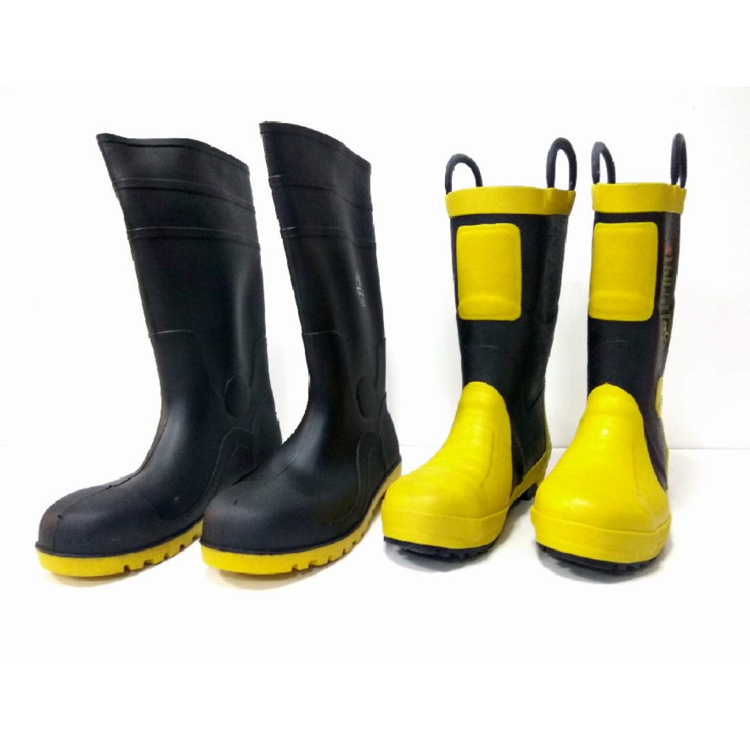 fireman rubber boots