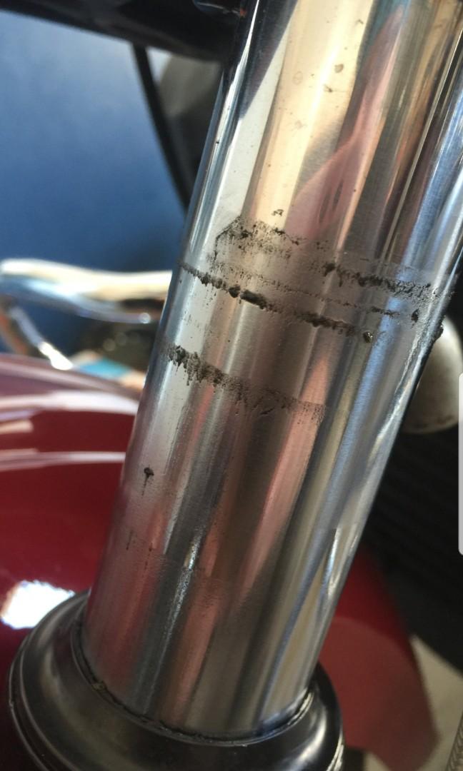 Fork Oil leaking? Fork seal broken?, Motorcycles, Motorcycle Accessories on Carousell