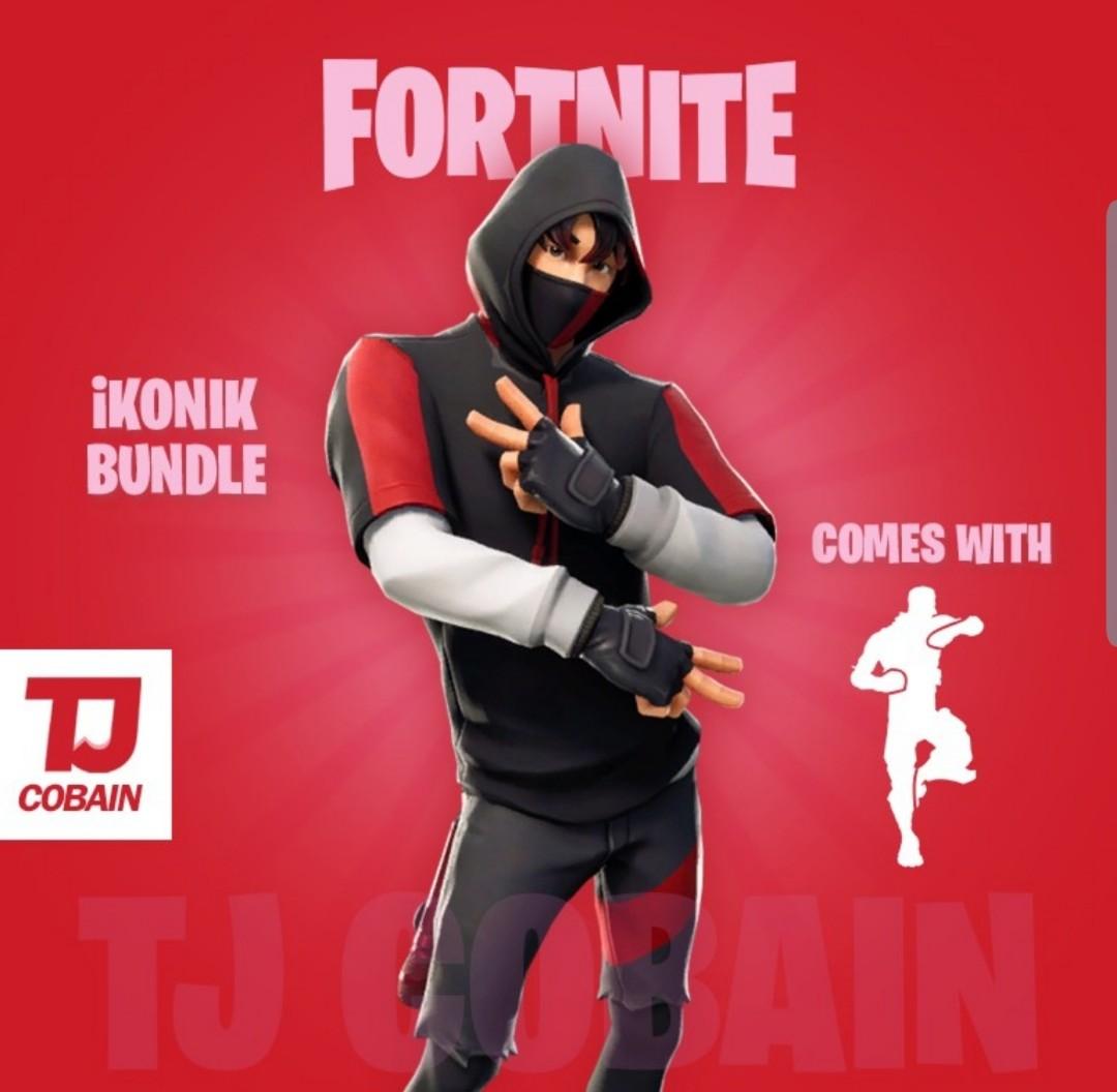 Fortnite Ikonik Skin from S10 series, Video Gaming, Video Games, Xbox