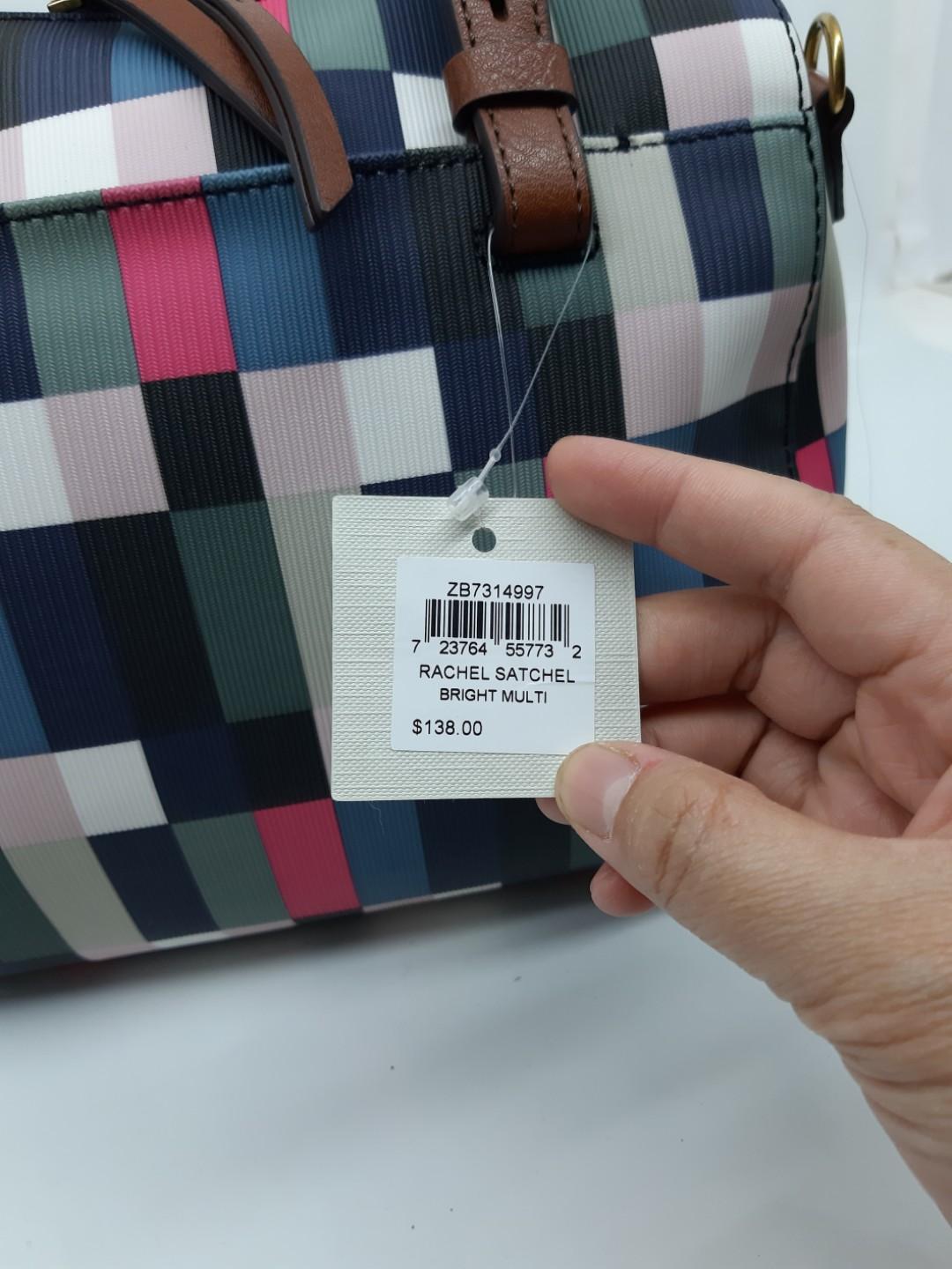 Fossil rachel satchel outlet bright multi