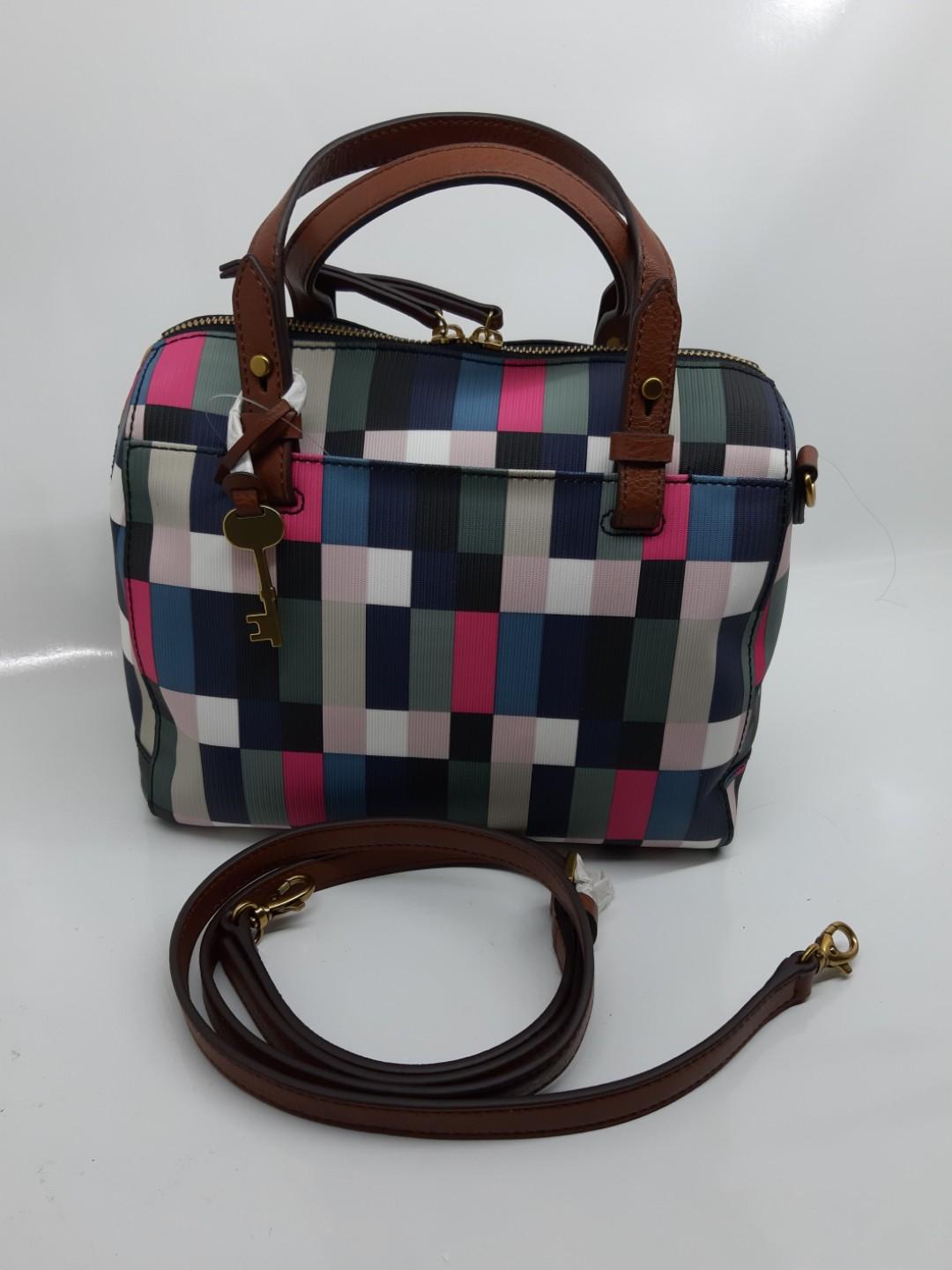Fossil rachel satchel bright multi top