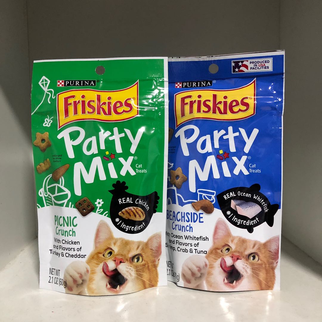 [FRISKIES] party mix, Food & Drinks, Packaged & Instant Food on Carousell