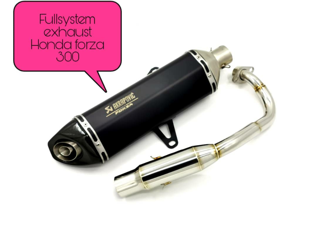 honda forza 300 exhaust