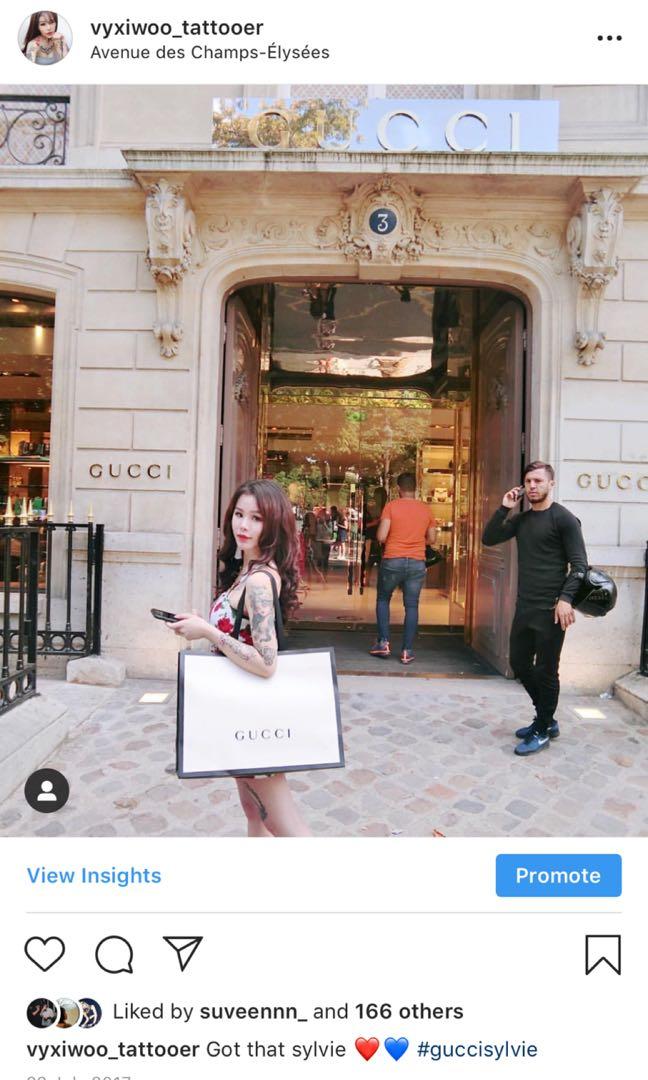 Gucci sneakers heart dagger on sale