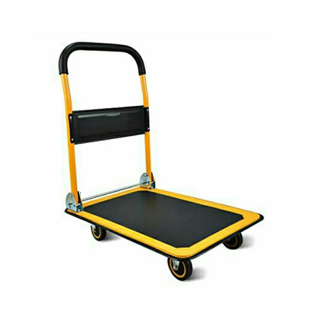 Heavy Duty Steel Platform Pushcart Handtruck Hand Truck Push Cart Pushcart Delivery Cart