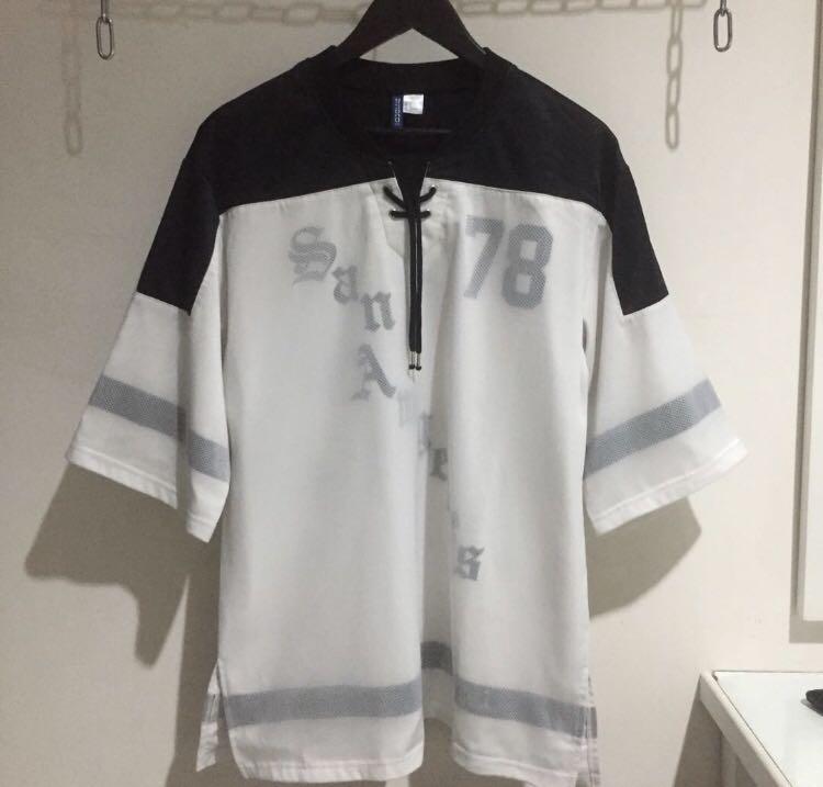 oversized baseball jersey