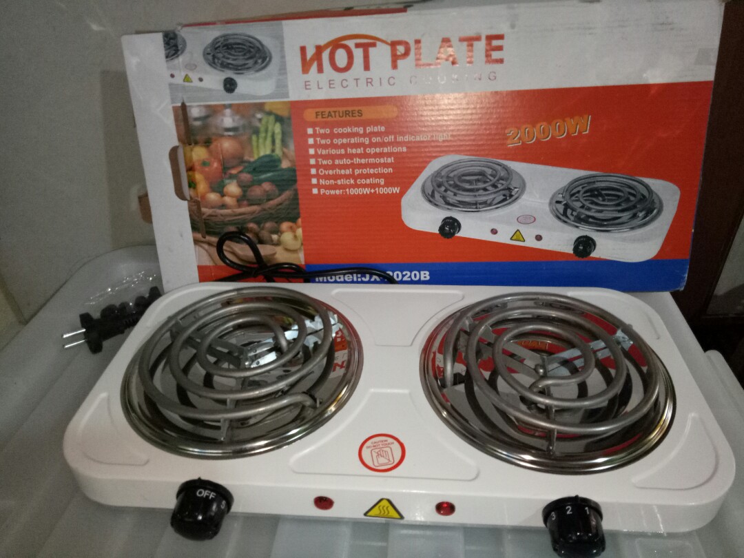 Hot Plate Portable Electric Stove Double Burner On Carousell