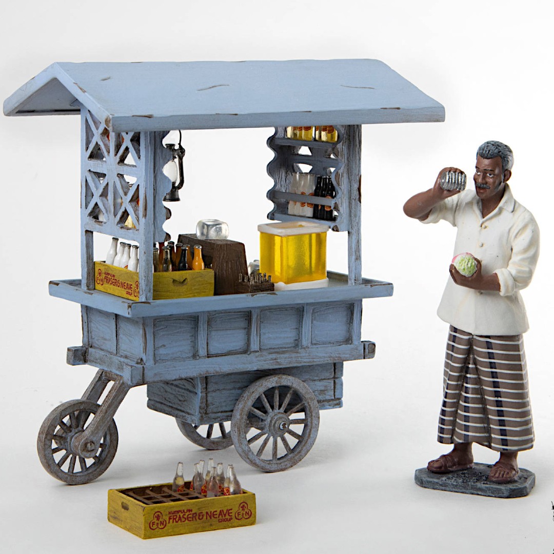 Ice Ball Vendor With Stall Figurine Toys Games Bricks Figurines On Carousell