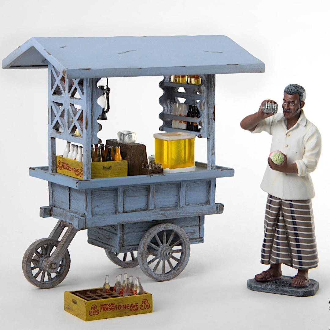 Ice Ball Vendor With Stall Figurine Toys Games Bricks Figurines On Carousell